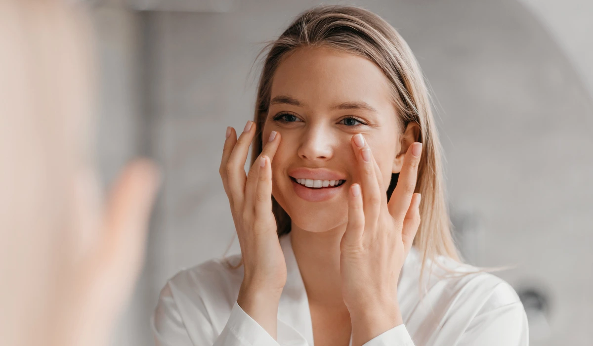 A millennial woman with smooth, expressive skin, representing the ideal natural-looking results of preventative Botox treatments.